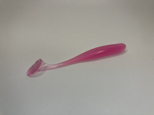 Bubble-gum pink 4' swim bait (10 pack)